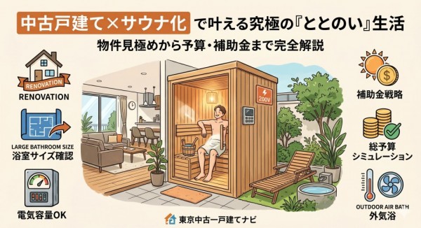 サウナーが買うべき中古戸建ての見極め方&リフォーム費用