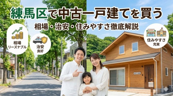 練馬区で中古一戸建てを買う｜相場・治安・住みやすさ徹底解説