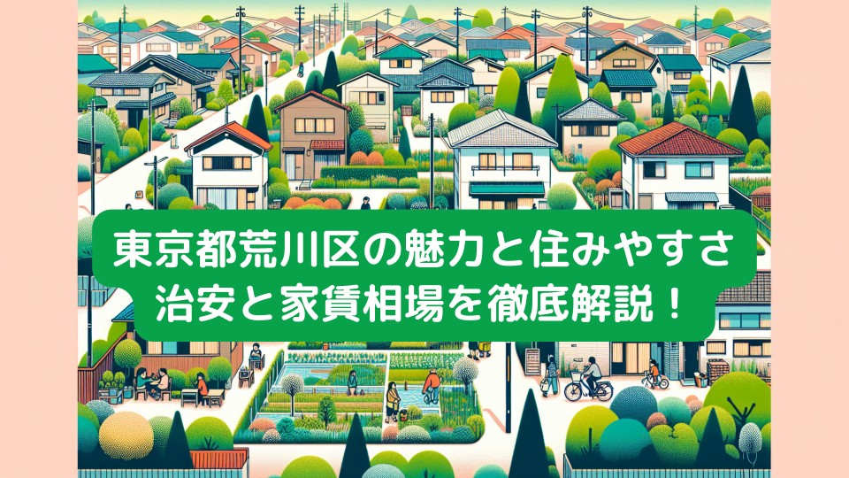 東京都荒川区の魅力と住みやすさ：治安と家賃相場を徹底解説！