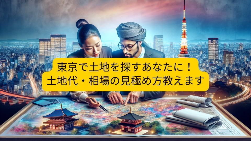 東京で土地を探すあなたに！土地代・相場の見極め方教えます