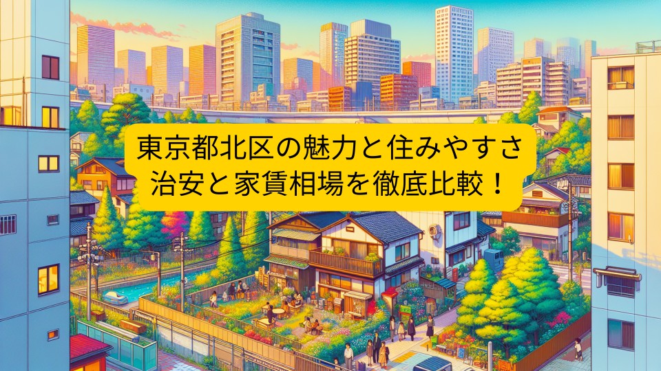 東京都北区の魅力と住みやすさ、治安と家賃相場を徹底比較！