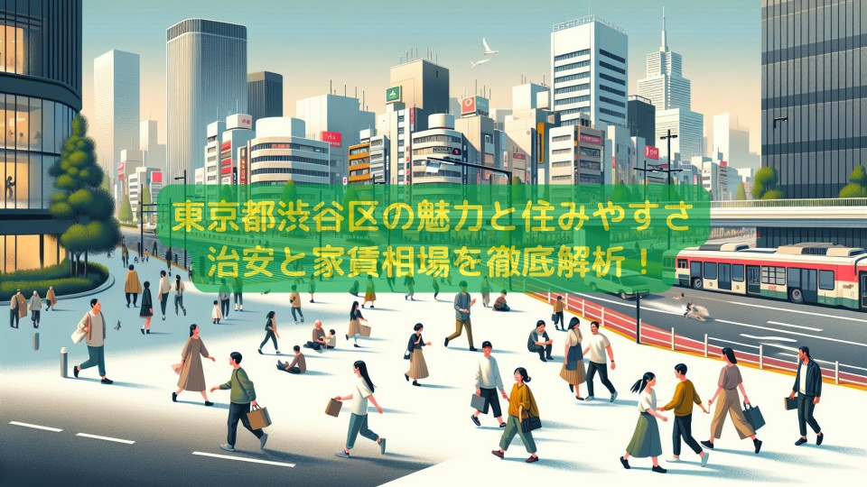 東京都渋谷区の魅力と住みやすさ：治安と家賃相場を徹底解析！