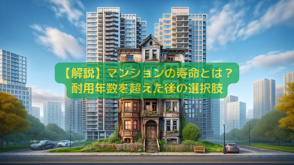 【解説】マンションの寿命とは？耐用年数を超えた後の選択肢