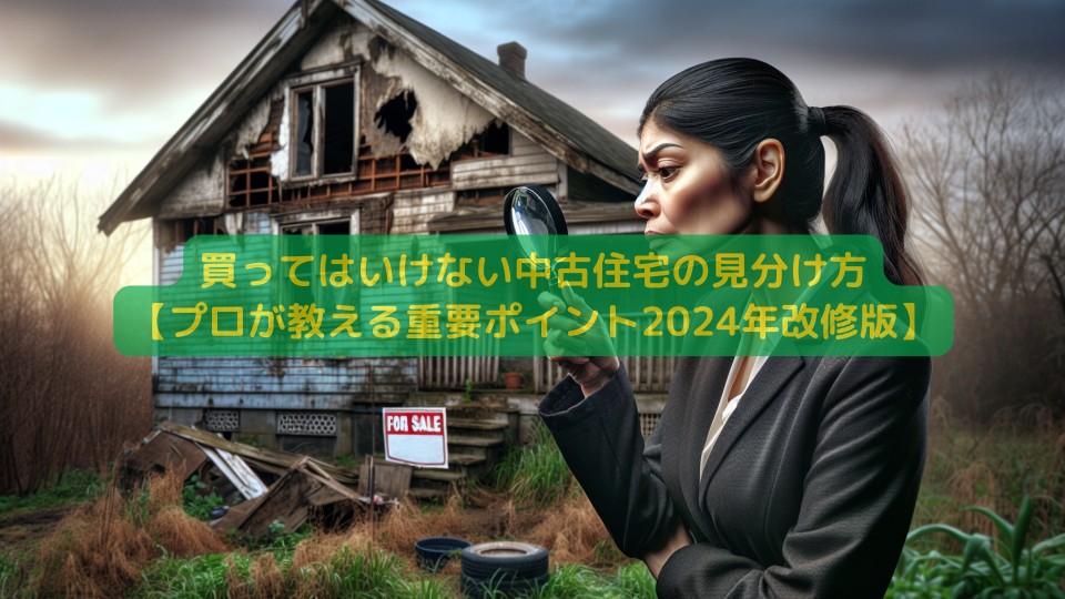 買ってはいけない中古住宅の見分け方【プロが教える重要ポイント2024年改修版】