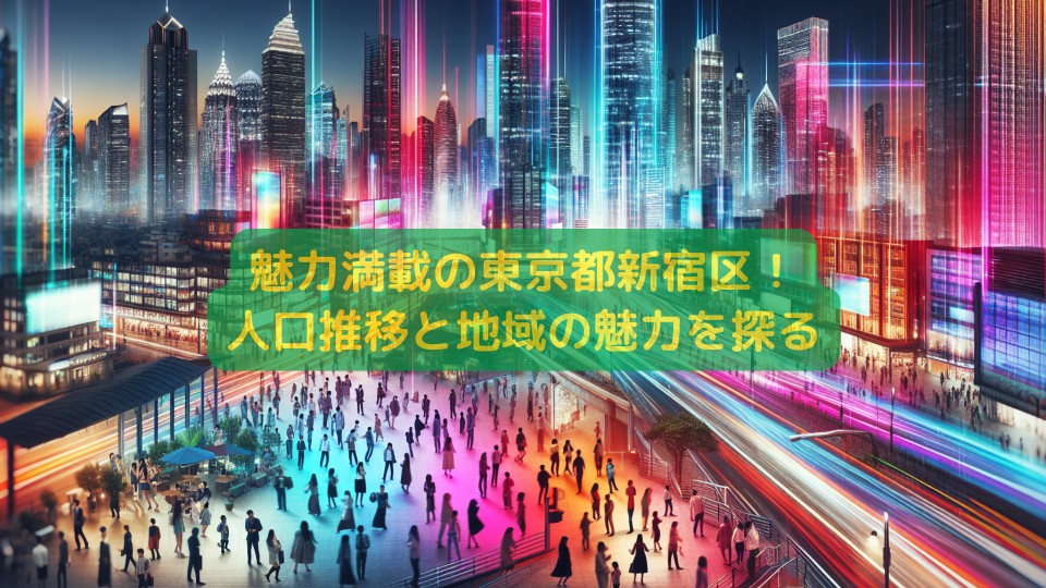 魅力満載の東京都新宿区！人口推移と地域の魅力を探る