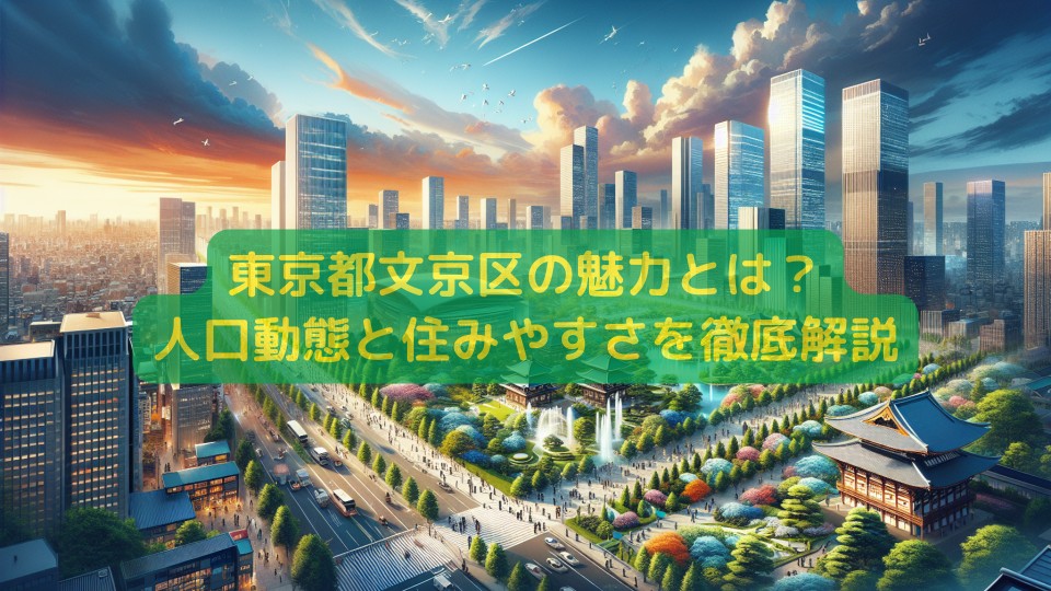 東京都文京区の魅力とは？人口動態と住みやすさを徹底解説