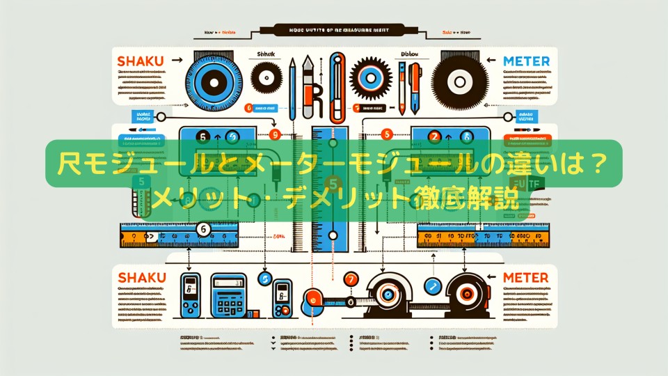 尺モジュールとメーターモジュールの違いは？メリット・デメリット徹底解説