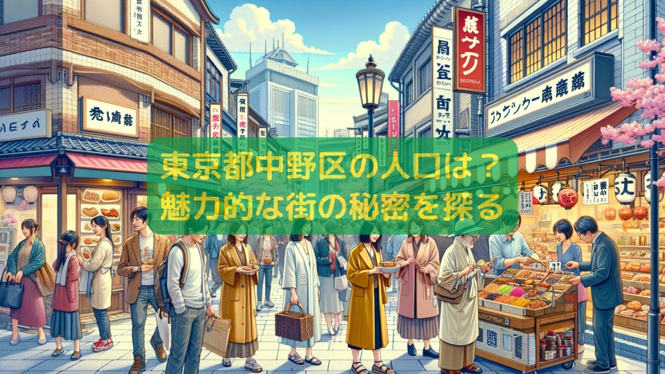 東京都中野区の人口は？魅力的な街の秘密を探る