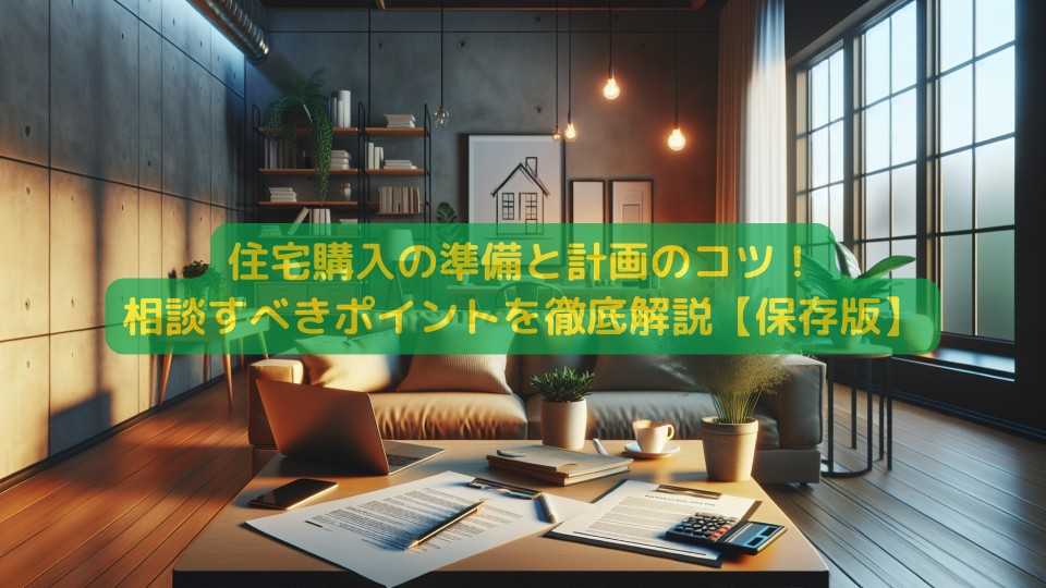 住宅購入の準備と計画のコツ！相談すべきポイントを徹底解説【保存版】