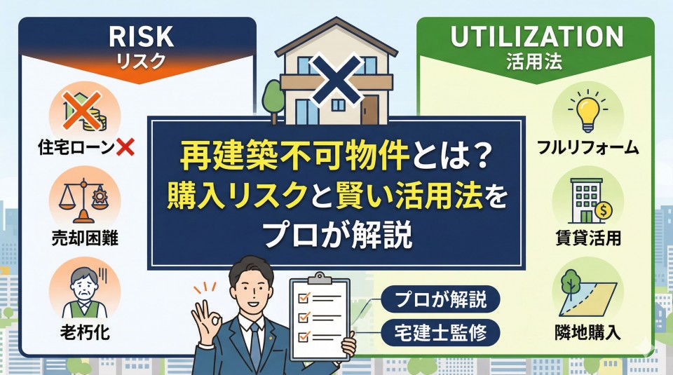 再建築不可物件とは?購入リスクと賢い活用法をプロが解説のイメージ画像