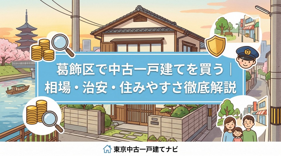 葛飾区で中古一戸建てを買う|相場・治安・住みやすさ徹底解説